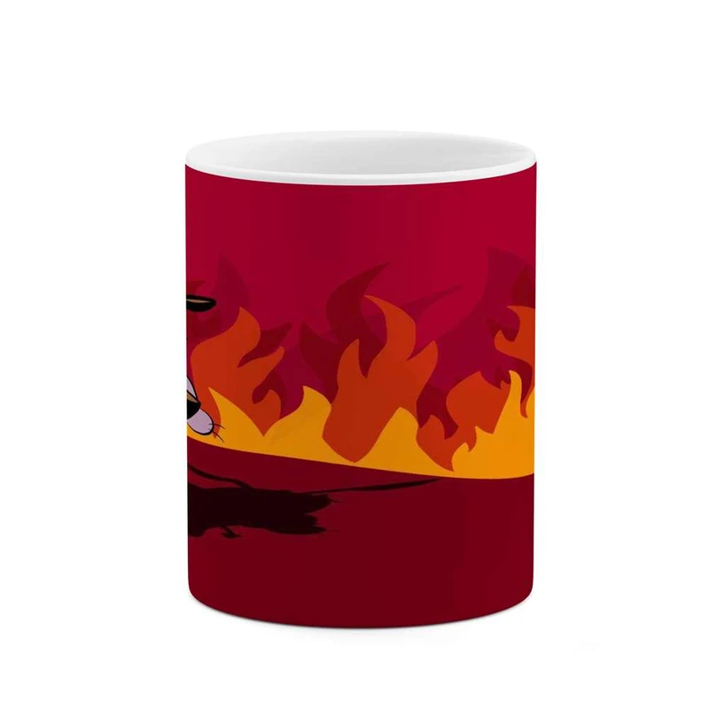 ماگ کاکتی مدل کارتون Courage The Cowardly Dog کد mgh22411