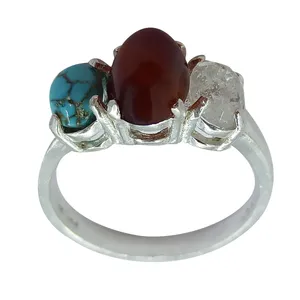 انگشتر نقره زنانه سلین کالا مدل جواهری ce-k264