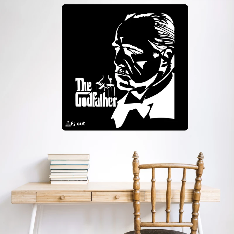 دیوارکوب اف جی کات طرح فیلم گادفادر The Godfather کد 1