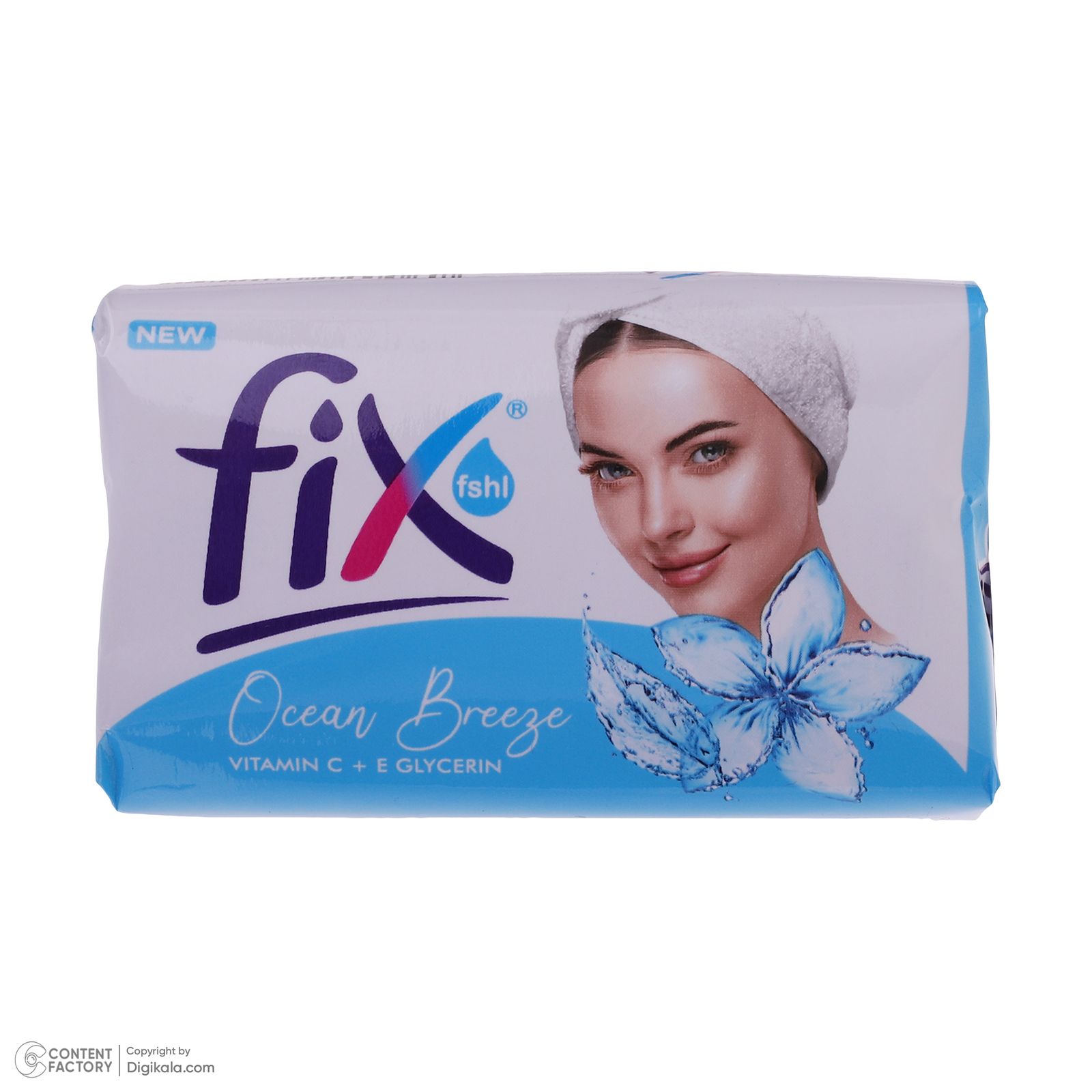 صابون شستشو فیکس مدل Ocean Breeze وزن 90 گرم بسته 6 عددی -  - 2