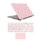 استیکر لپ تاپ هفال طرح Pink flower کد Ak41 مناسب برای لپ تاپ 15 اینچ به همراه برچسب حروف فارسی کیبورد
