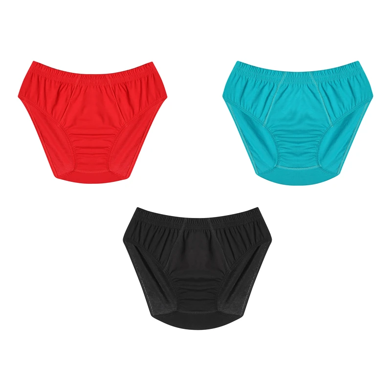 شورت مردانه پور مدل اسلیپ نخ پنبه سوپر کد 01 بسته 3 عددی 