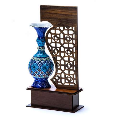 تندیس میناکاری هنرلوکس مدل گلدان f16