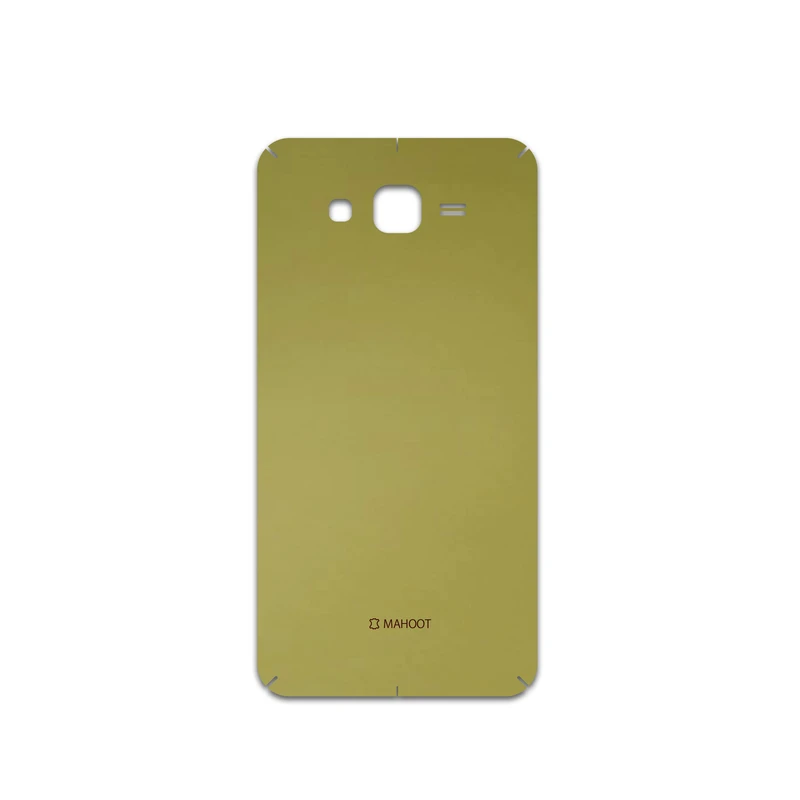 برچسب پوششی ماهوت مدل Matte-Gold مناسب برای گوشی موبایل سامسونگ Galaxy J7 2015