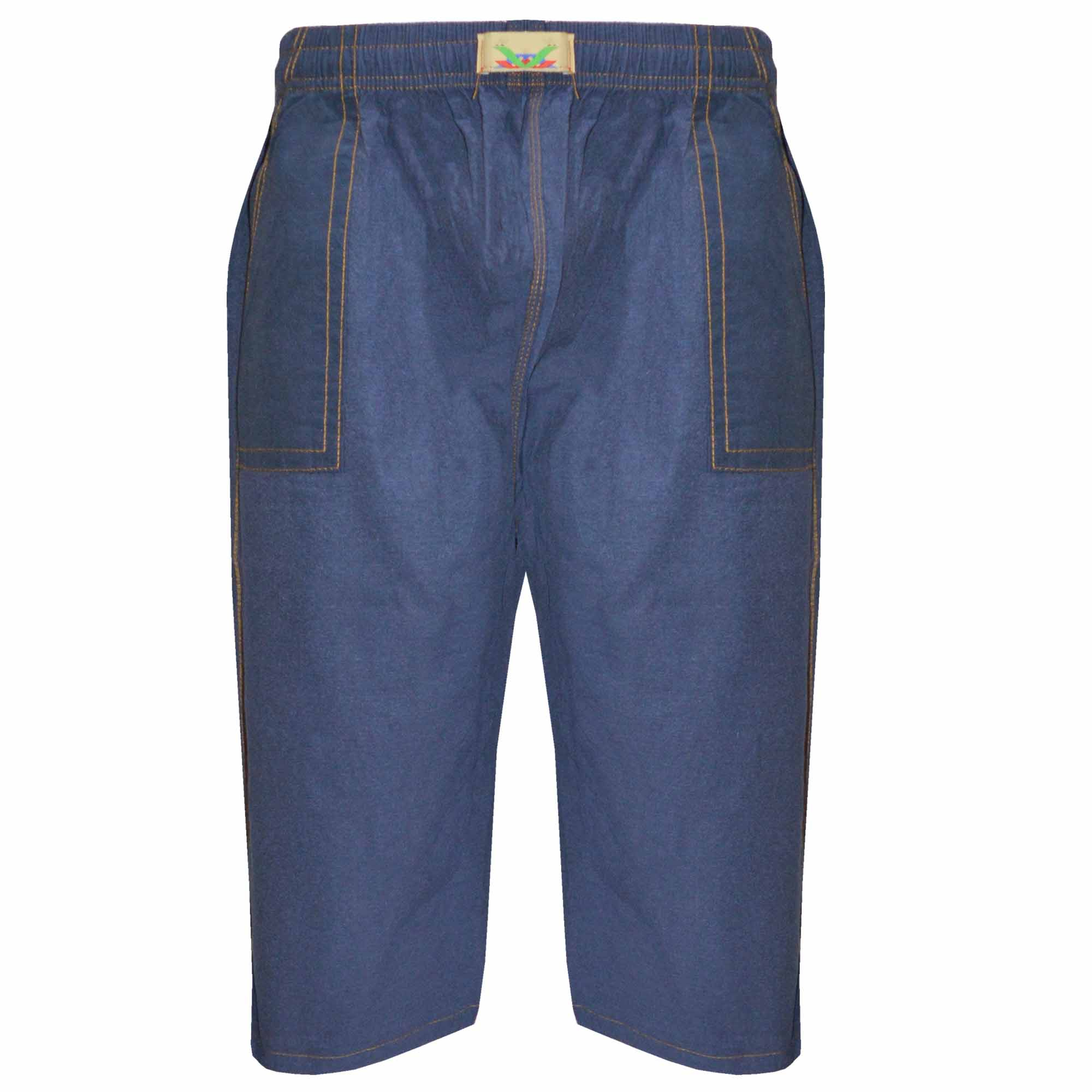 شلوارک مردانه مدل 504 رنگ سرمه ای تیره