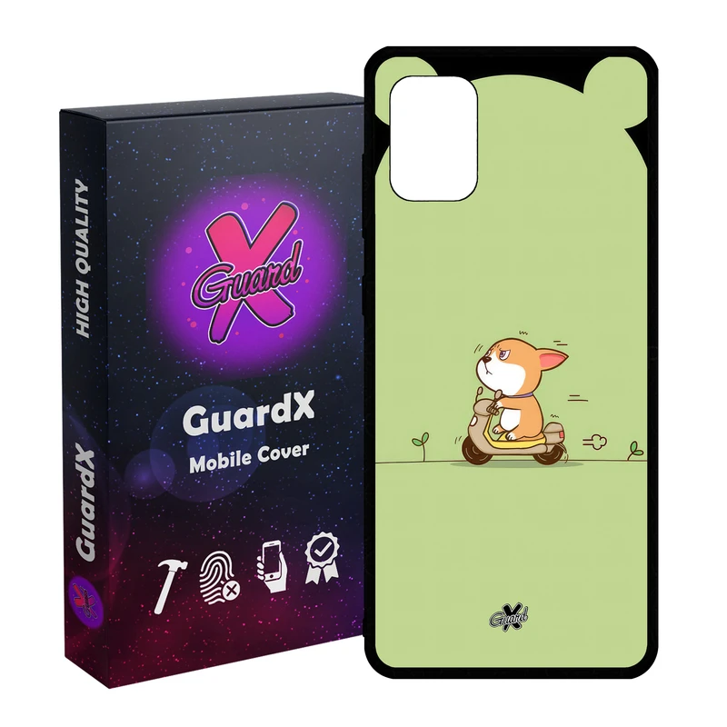 کاور گارد ایکس طرح سگ مدل Glass10660 مناسب برای گوشی موبایل سامسونگ Galaxy A31