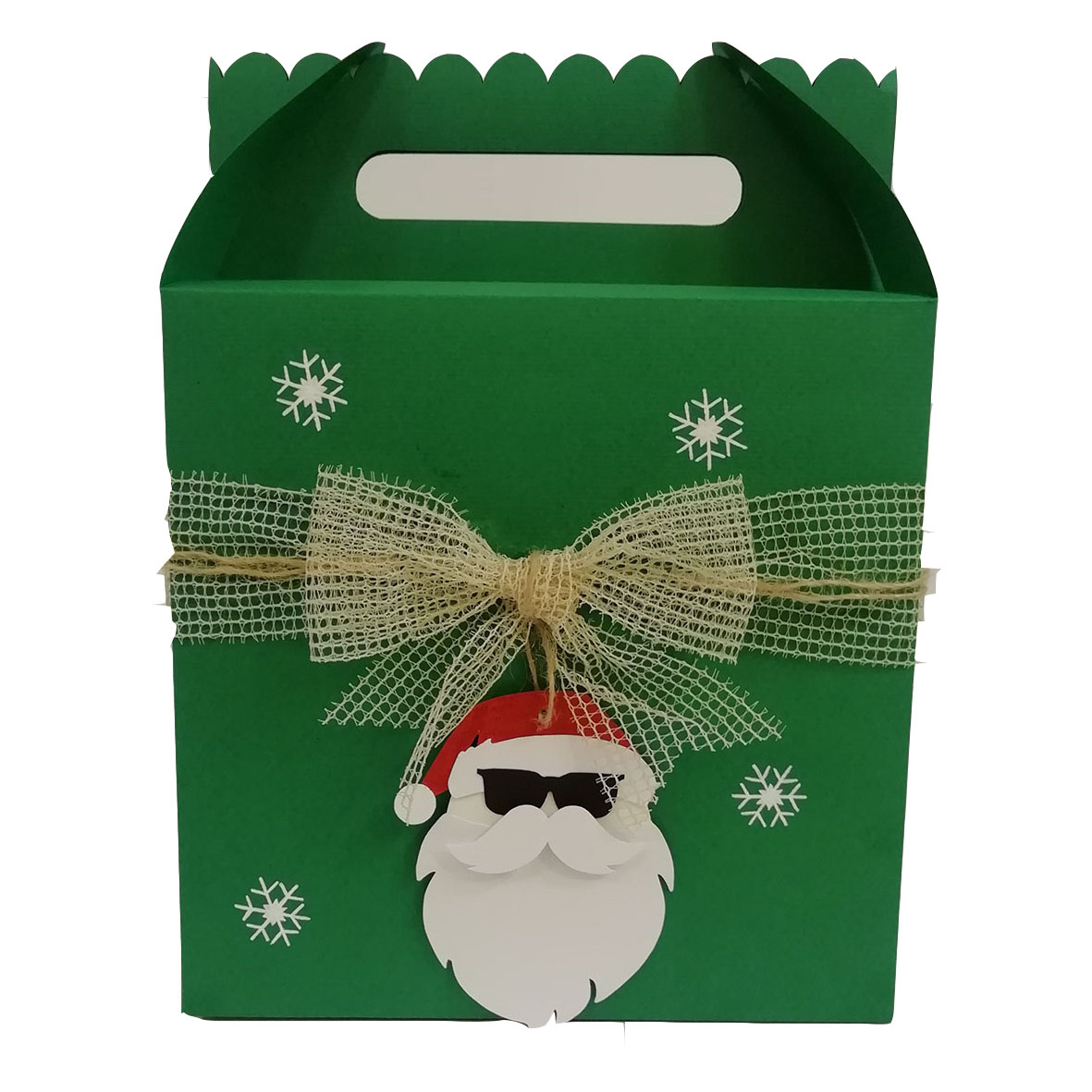 جعبه هدیه  طرح بابانوئل کد 006