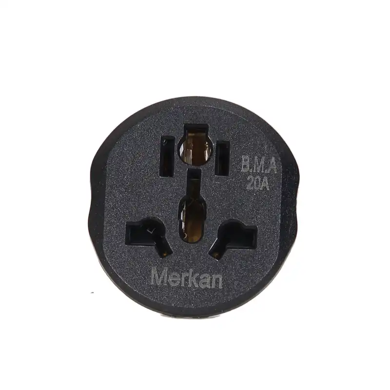 مبدل برق 3 به 2 مرکان مدل KT-168 بسته 5 عددی