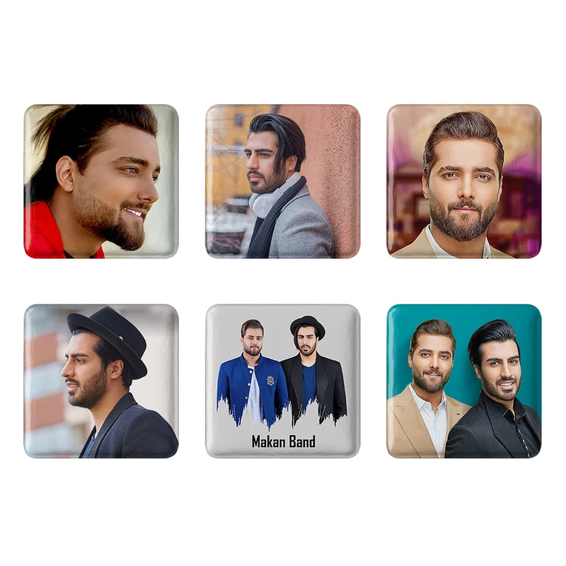 مگنت خندالو مدل ماکان بند کد 133A مجموعه 6 عددی