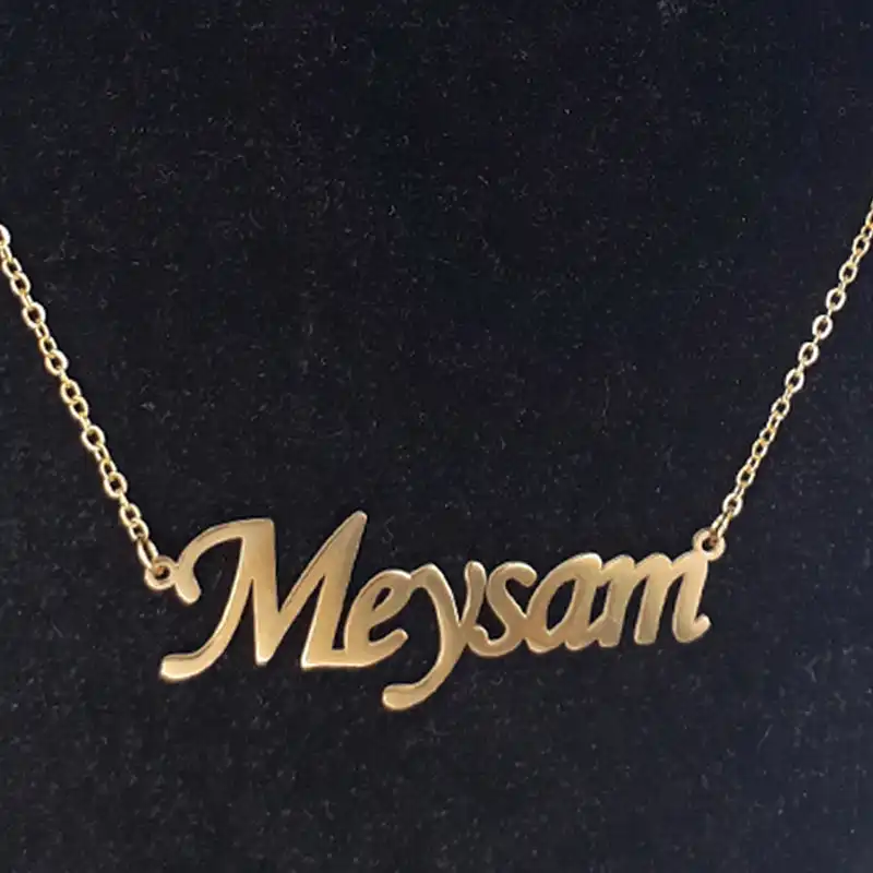 گردنبند نقره زنانه آی جواهر مدل میثم کد N795