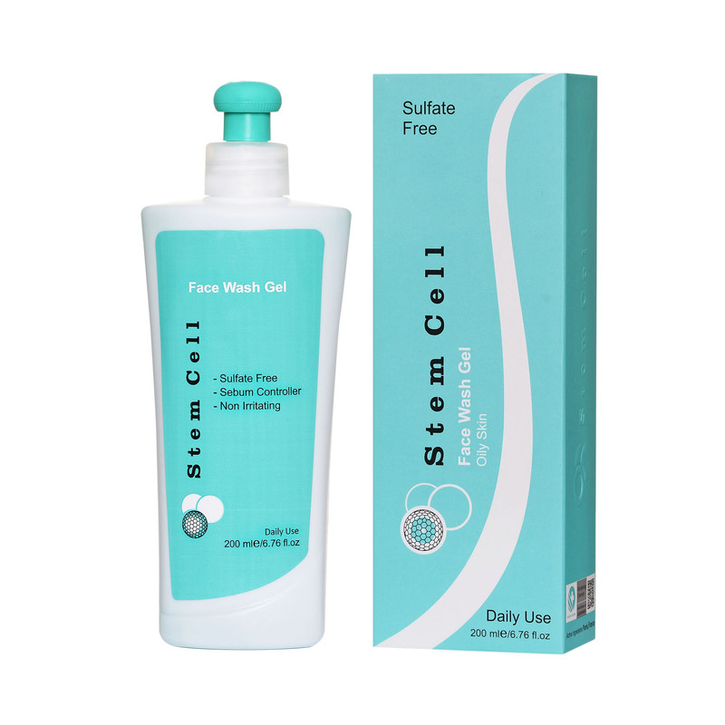 ژل شستشو صورت استم سل مخصوص پوست چرب مدل Oily Skin حجم 200 میلی لیتر
