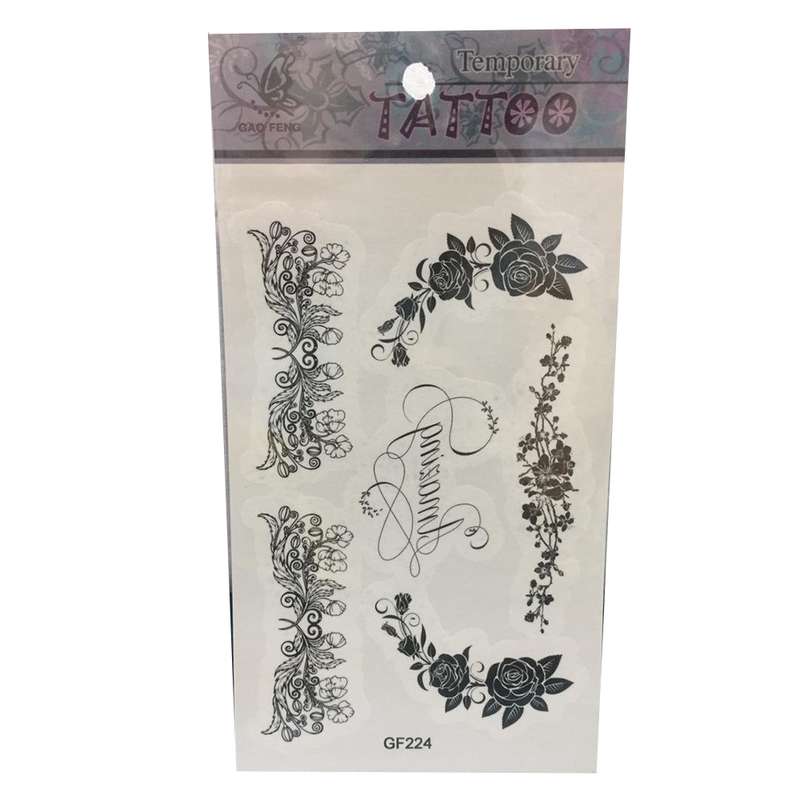 تتو موقت طرح گل کد 224