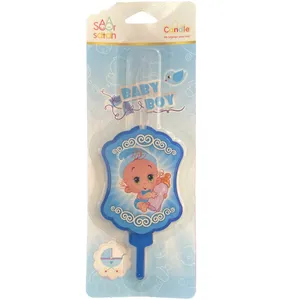 شمع تولد سورساتان مدل تعیین جنسیت پسر کد 7198