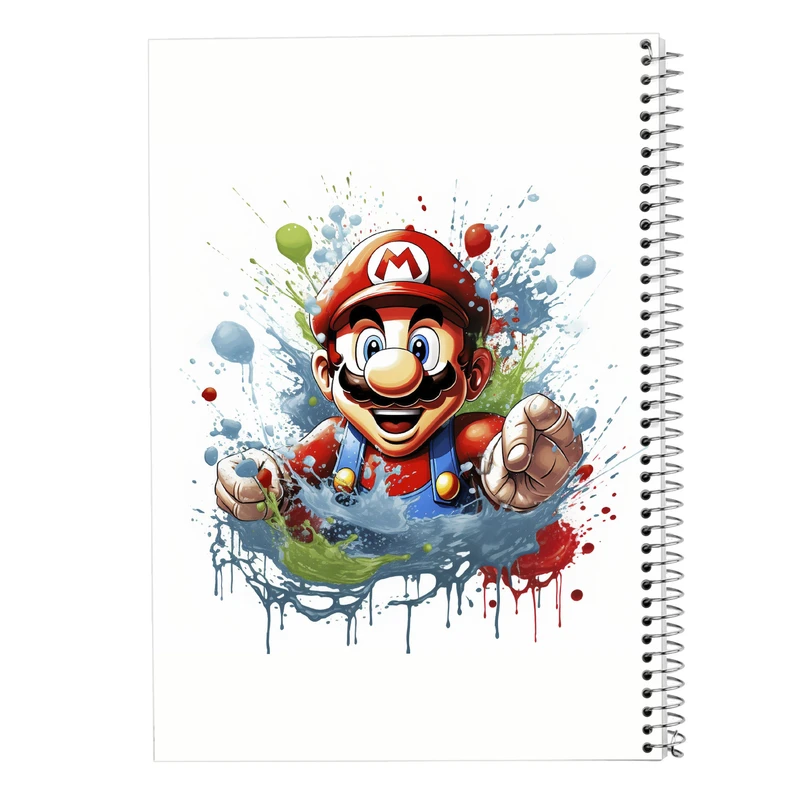 دفتر مشق 50 برگ مدوپد مدل سوپرماریو super mario کد DF2814