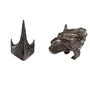 انگشتر مردانه مدل BAK KING کد BL-6 8 6 مجموعه 2 عددی