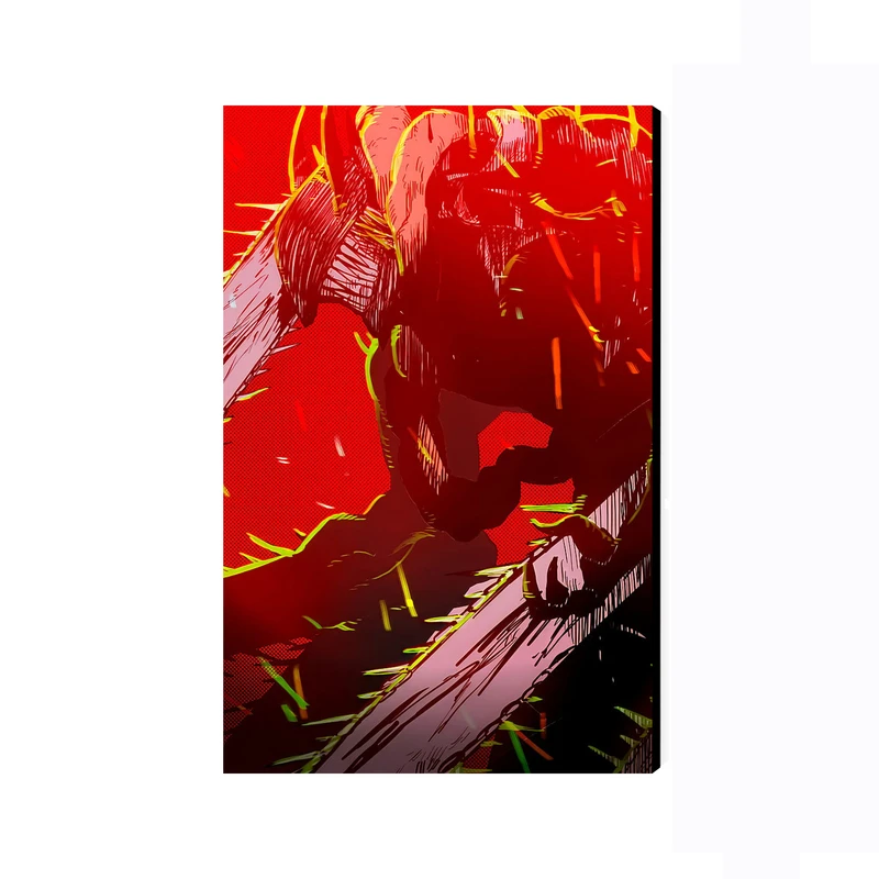 تابلو شاسی عرش مدل انیمه مرد اره ای Chainsaw Man کد As2218