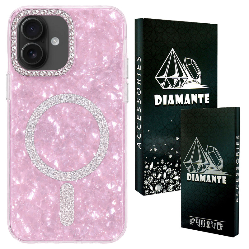کاور دیامانته مدل Glitter Bk مناسب برای گوشی موبایل اپل iPhone 16