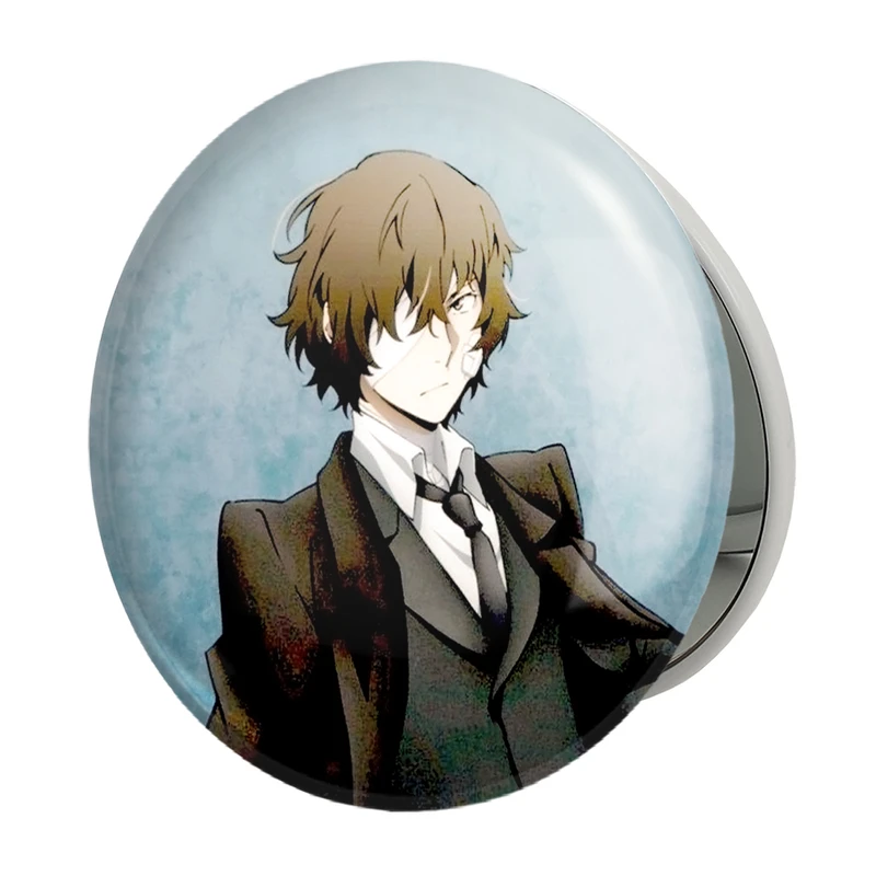 آینه جیبی خندالو طرح دازای اوسامو انیمه سگ های ولگرد بانگو مدل تاشو کد 10140 