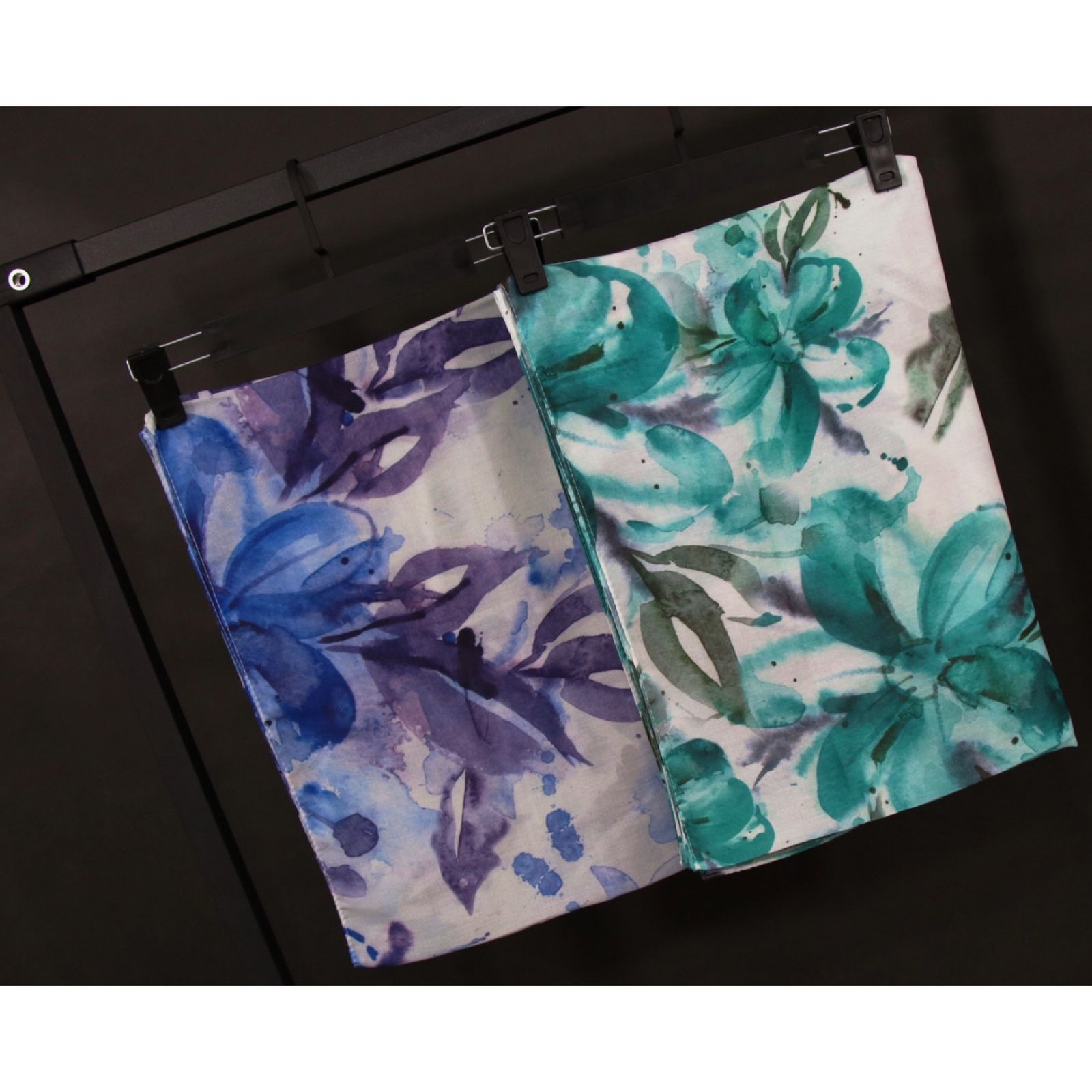 شال زنانه مدل نخی مزونی طرح بهار کد 2355 - - 35