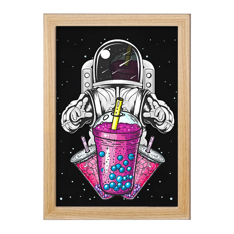 تابلو خندالو مدل فضانورد کد F10091