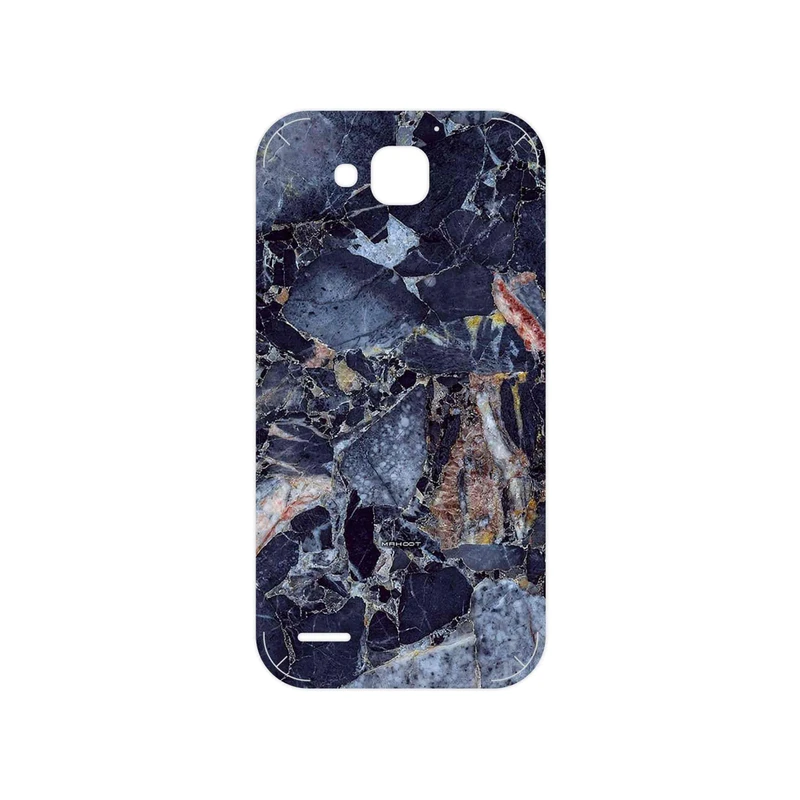 برچسب پوششی ماهوت مدل Broken black marble مناسب برای گوشی موبایل آنر 3X G750