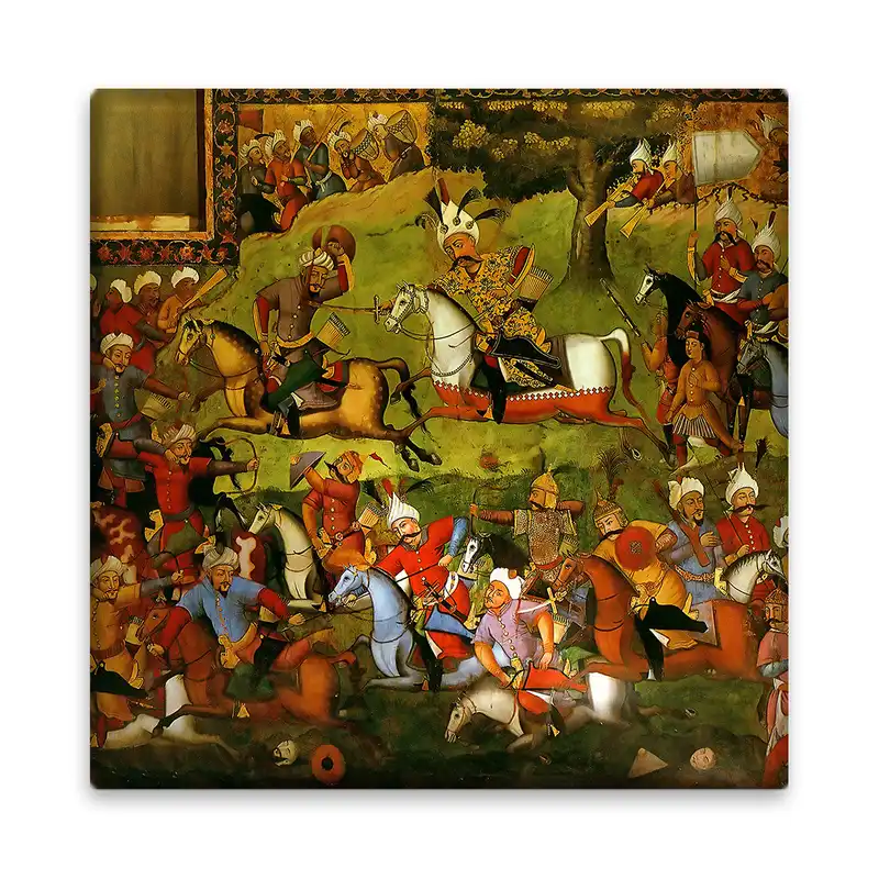 کاشی مدل M1055 طرح نقاشی قهوه خانه ای