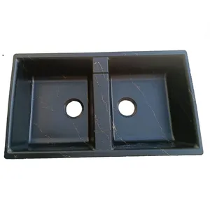 سینک ظرفشویی گرانیت توکار دو لگنه مدل SG__BG2V