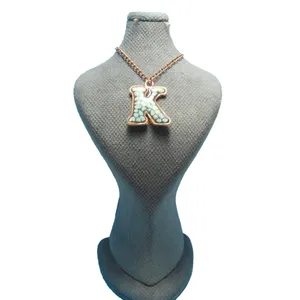 گردنبند زنانه مدل حرف کا کد 12