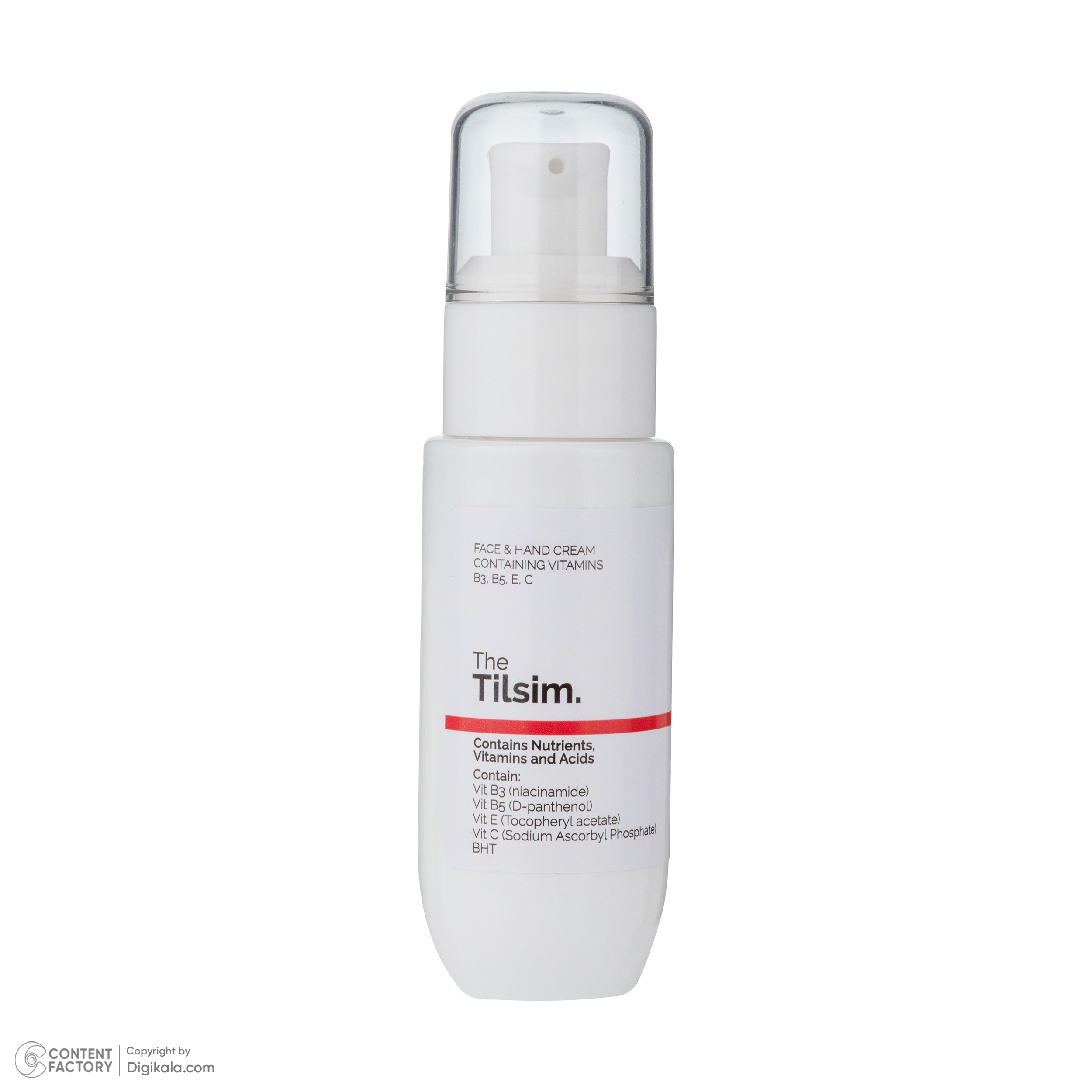 کرم مرطوب کننده دست و صورت تیلسیم مدل مولتی ویتامین مناسب برای انواع پوست حجم 50 میلیلیتر