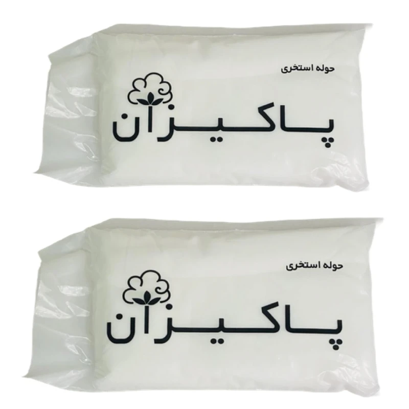 حوله یکبار مصرف پاکیزان مدل PK-10 سایز 80x120 بسته 2 عددی