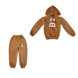 ست هودی و شلوار راحتی بچگانه مدل لبوبو