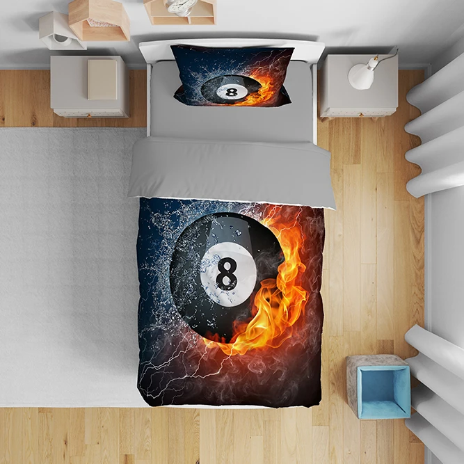 سرویس روتختی مدل توپ بیلیارد 5078 تک نفره 5 تکه