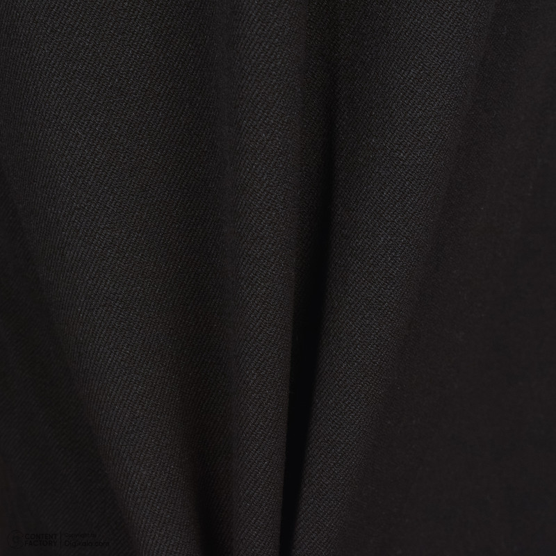 شلوار آزاد زنانه گره استایل مدل P-130 رنگ مشکی