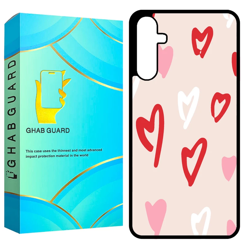 کاور قاب گارد طرح قلب مدل GCHPA14 مناسب برای گوشی موبایل سامسونگ Galaxy A14 4G / A14 5G / M14 5G