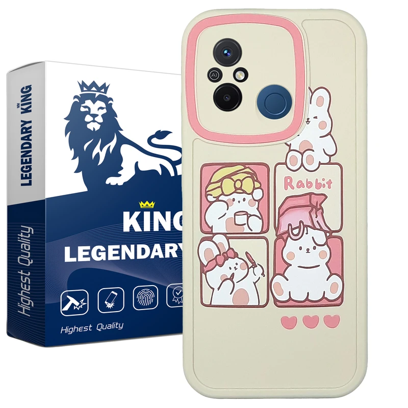 کاور لاین کینگ مدل  خرگوش مولانگ مناسب برای گوشی موبایل  شیائومی Redmi 12C / Poco C55
