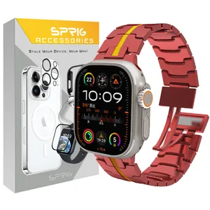 Sprig Magnetic Iron man Band Suitable for Apple Watch Ultra / Ultra 2 49mm