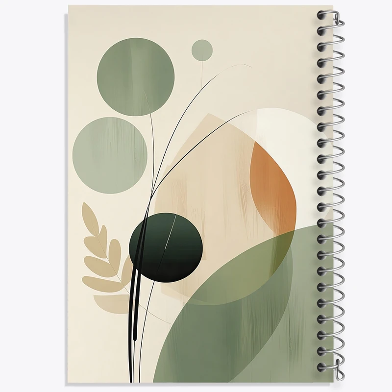 دفتر مشق 50 برگ خندالو طرح دکوراتیو (decorative) کد F1897