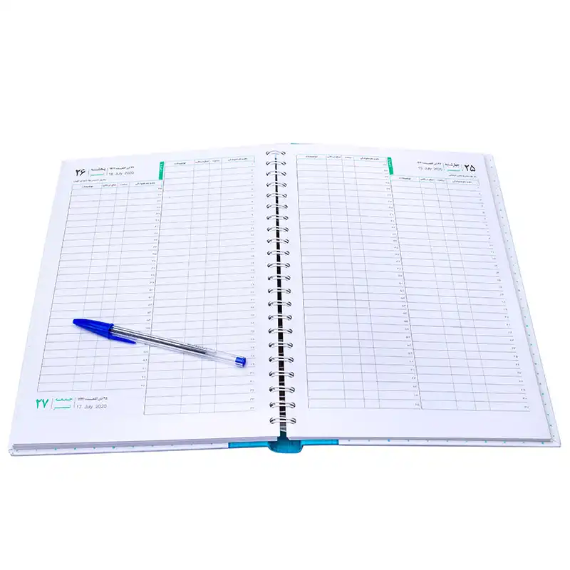 سالنامه سال 1399 مدل نوبت دهی پزشکی کد Rah-01