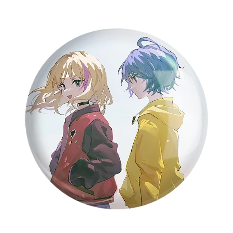 پیکسل خندالو مدل آی و ریکا انیمه واندر اگ پرایورتی کد 34024