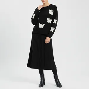 ست پلیور و دامن زنانه مدل B6