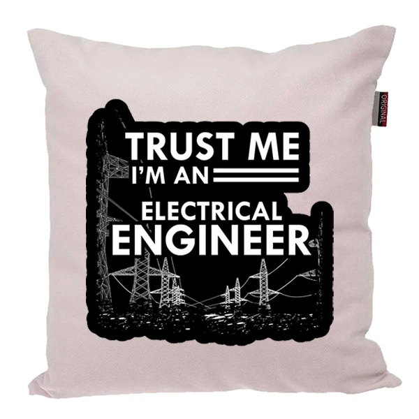 کوسن پاد آفرین مدل مهندس برق الکترونیک کد PK301635 سایز 30*30 سانتی متر