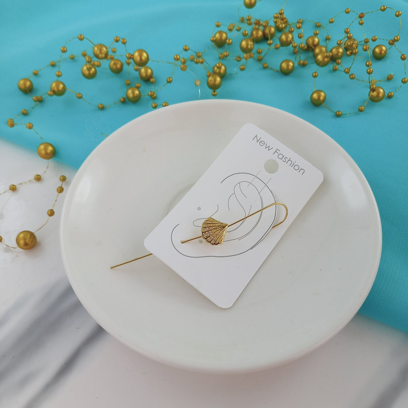 گوشواره زنانه مدل صدف کد J222