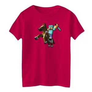 تی شرت آستین کوتاه بچگانه مدل ماینکرفت کد02