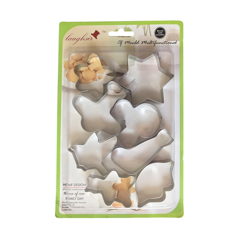 کاتر شیرینی پزی لاقسیر مدل کد 1008 مجموعه 8 عددی