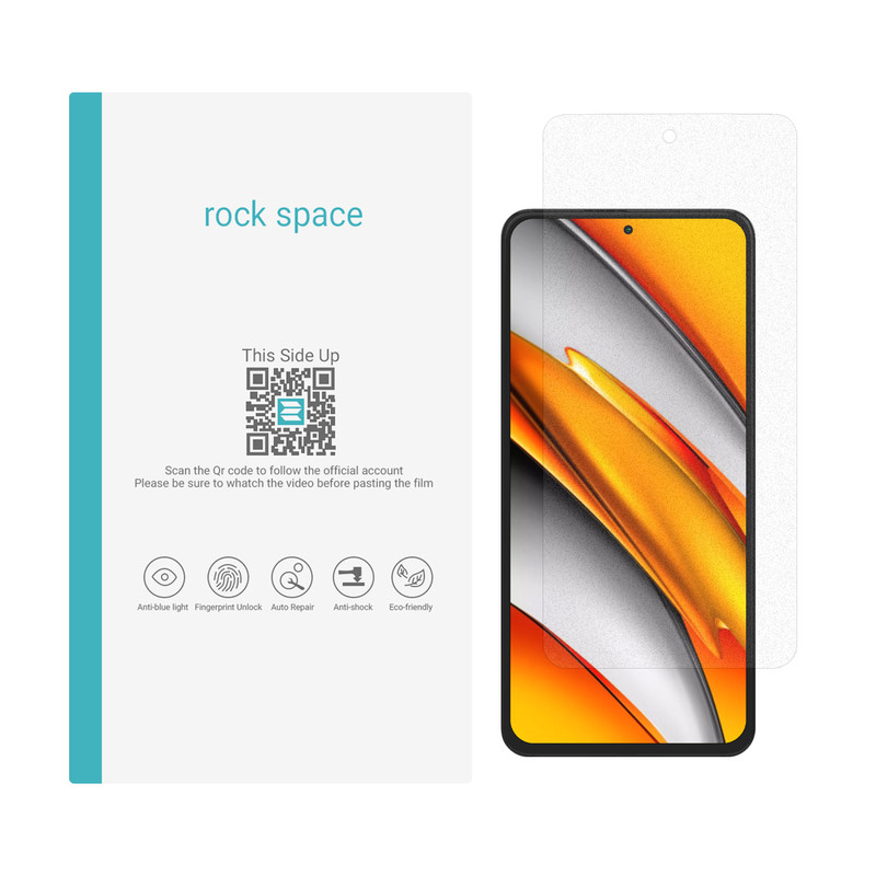 محافظ صفحه نمایش گیمینگ راک اسپیس مدل HyGAM مناسب برای گوشی موبایل شیائومی Poco F3 5G