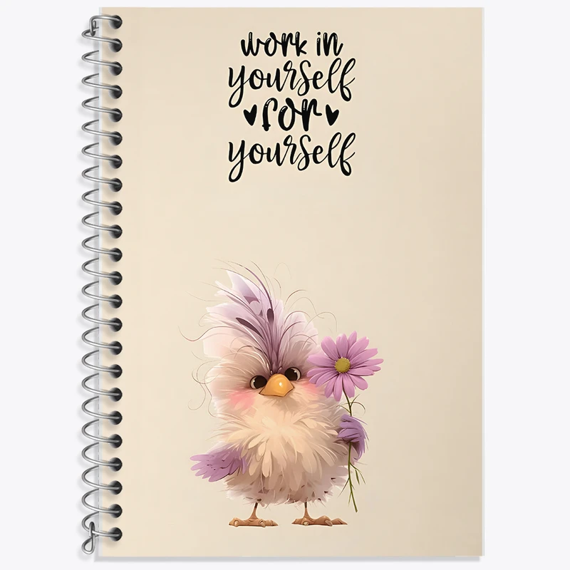 دفتر نت موسیقی 50 برگ خندالو طرح Work In Yourself For Yourself کد F5842