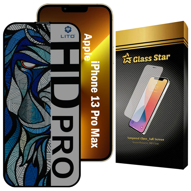 محافظ صفحه نمایش گلس استار مدل LITOPRVG مناسب برای گوشی موبایل اپل iPhone 13 Pro Max