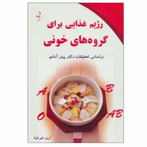 کتاب رژیم غذایی برای گروه های خونی اثر پیتر آدامو انتشارات ذهن زیبا