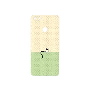 MAHOOT Minimal Internet Cat Icon Cover Sticker for Motorola Moto E6 Play
