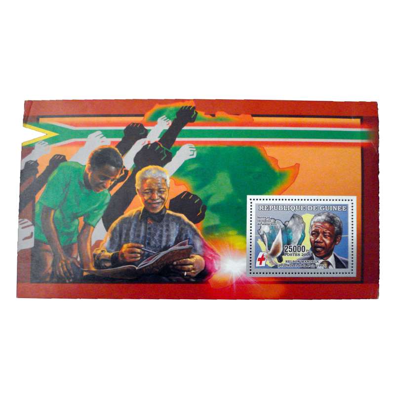 تمبر یادگاری مدل نلسون ماندلا کد bc-1200 